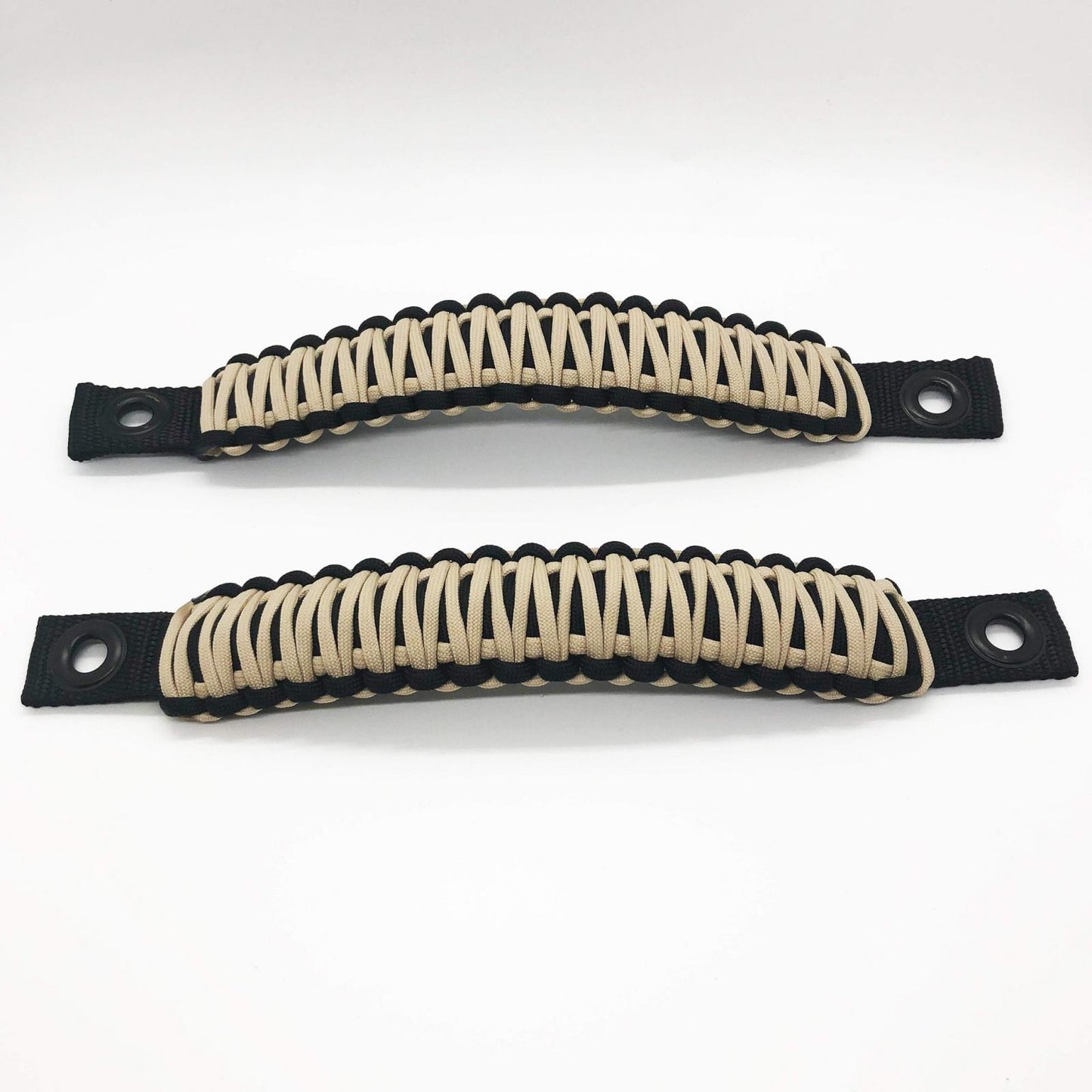 Paracord Grab Handles Front Pair Bolt-On for 18-25 Jeep Wrangler JL, JLU and Gladiator Made in USA 550 Paracord Bartact-17