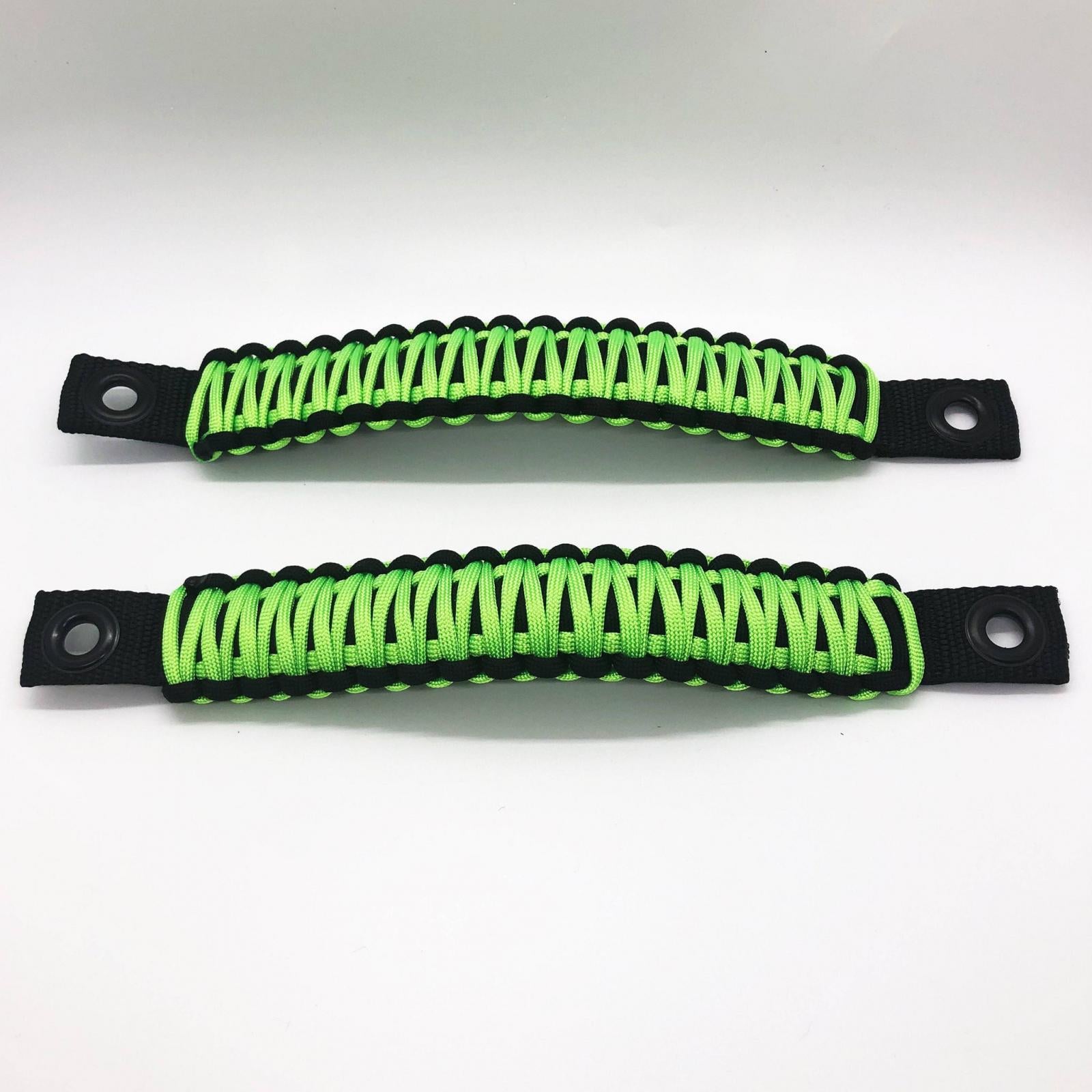 Paracord Grab Handles Front Pair Bolt-On for 18-25 Jeep Wrangler JL, JLU and Gladiator Made in USA 550 Paracord Bartact-16