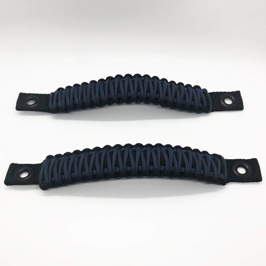 Paracord Grab Handles Rear Pair Bolt-On for 18-25 Jeep Wrangler JL, JLU Made in USA 550 Paracord Bartact