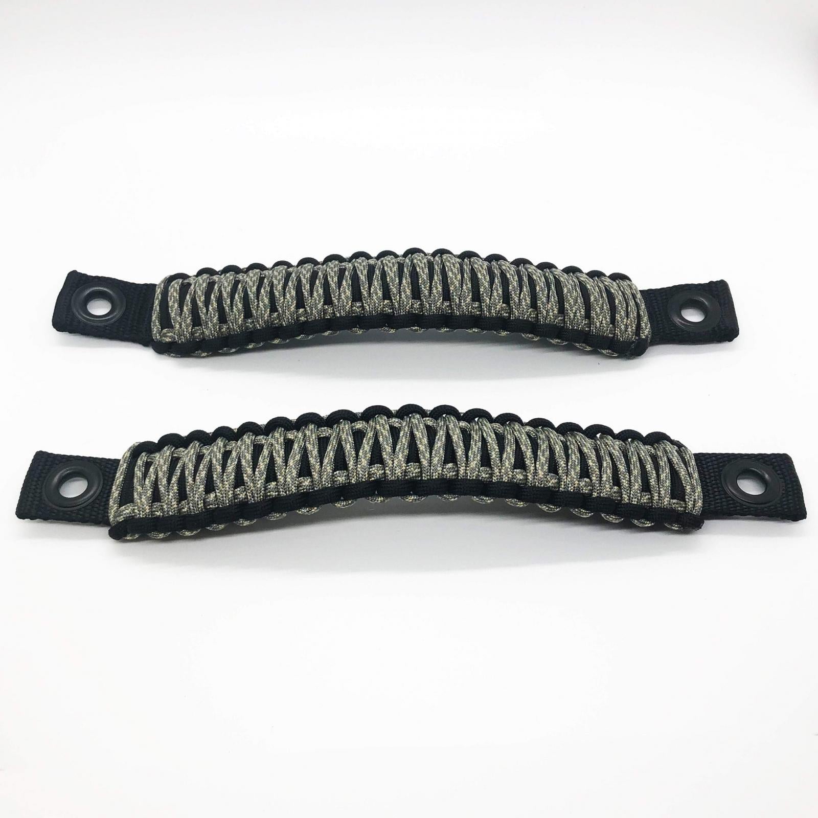 Paracord Grab Handles Rear Pair Bolt-On for 18-25 Jeep Wrangler JL, JLU Made in USA 550 Paracord Bartact-27