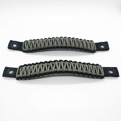 Paracord Grab Handles Rear Pair Bolt-On for 18-25 Jeep Wrangler JL, JLU Made in USA 550 Paracord Bartact-27