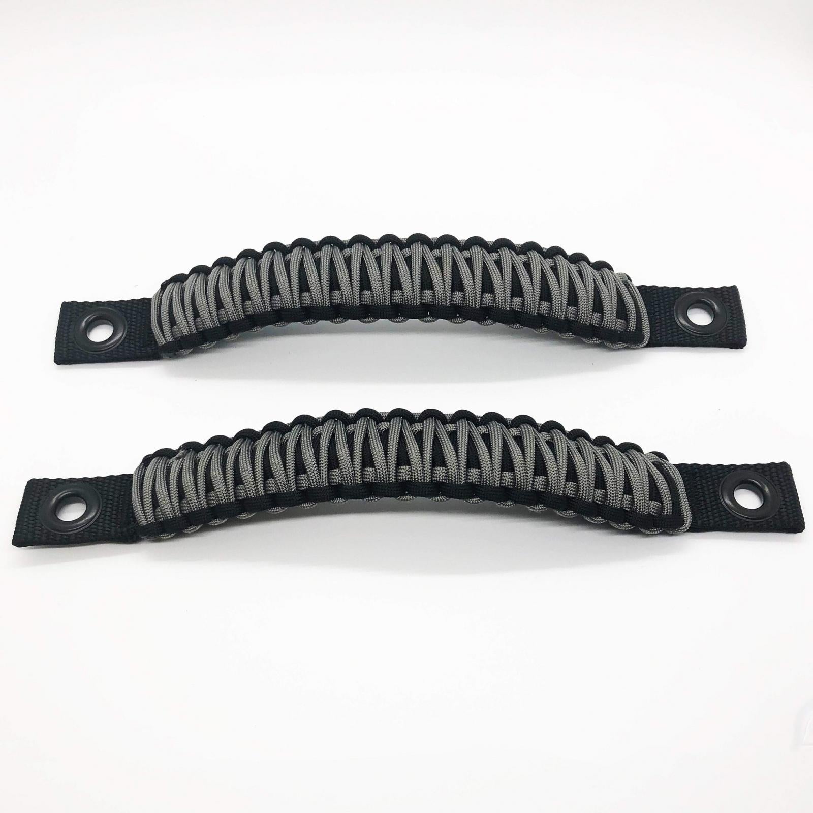 Paracord Grab Handles Rear Pair Bolt-On for 18-25 Jeep Wrangler JL, JLU Made in USA 550 Paracord Bartact-21