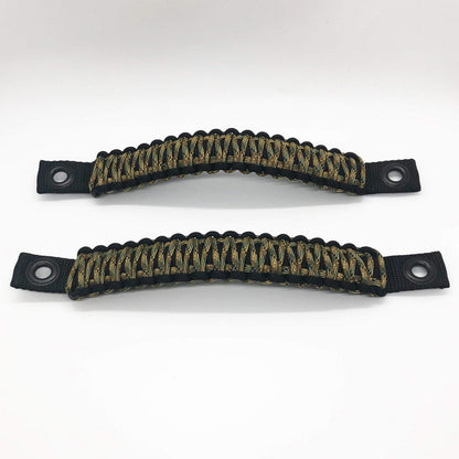 Paracord Grab Handles Rear Pair Bolt-On for 18-25 Jeep Wrangler JL, JLU Made in USA 550 Paracord Bartact-15