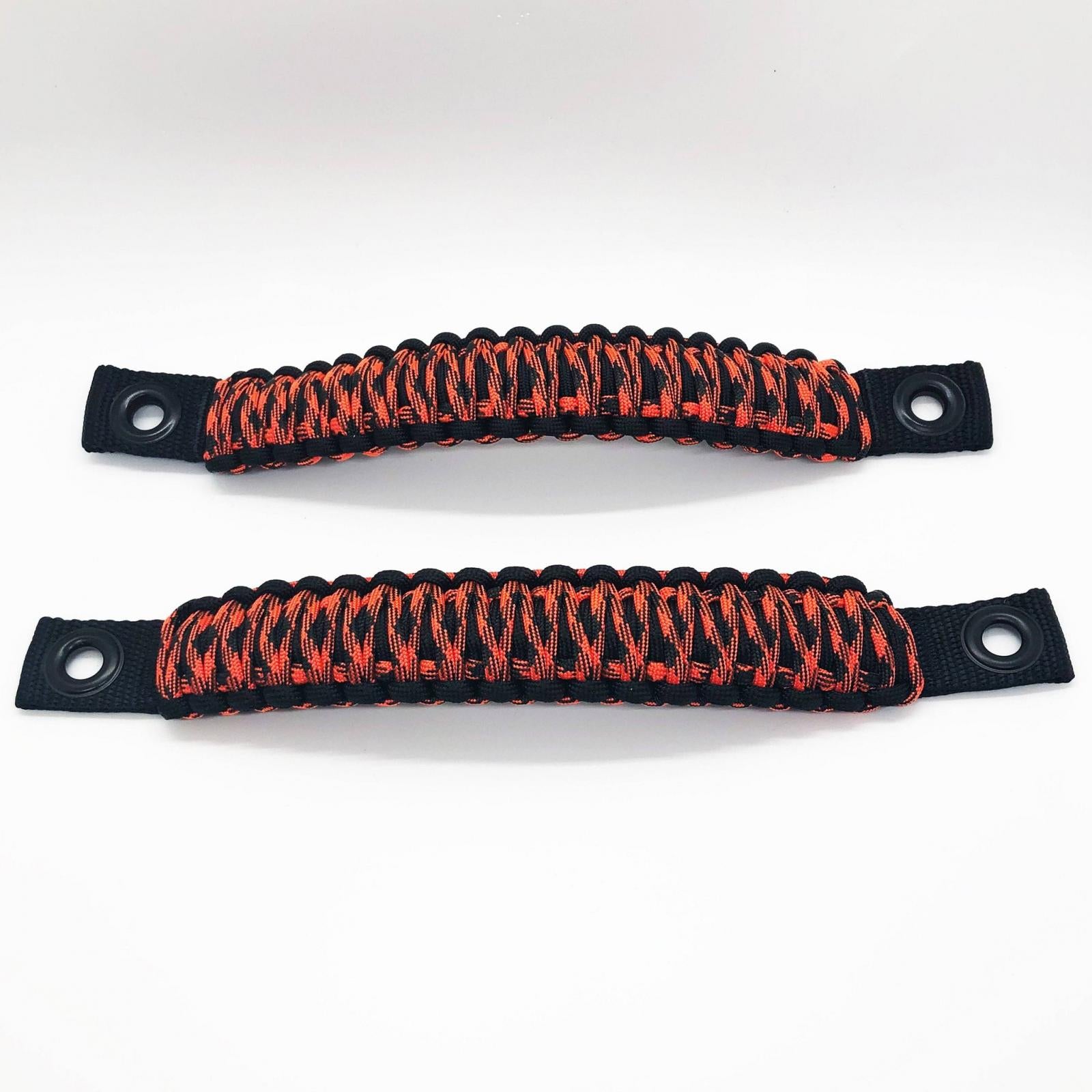 Paracord Grab Handles Rear Pair Bolt-On for 18-25 Jeep Wrangler JL, JLU Made in USA 550 Paracord Bartact-14