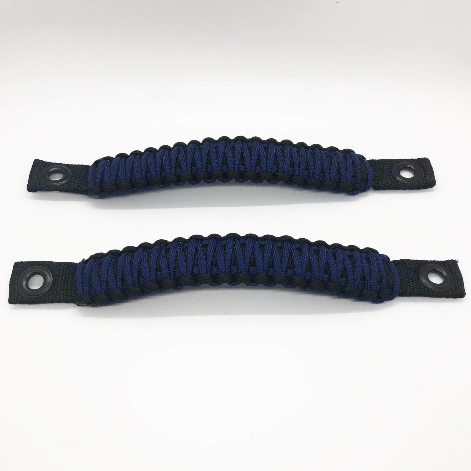 Paracord Grab Handles Rear Pair Bolt-On for 18-25 Jeep Wrangler JL, JLU Made in USA 550 Paracord Bartact-8