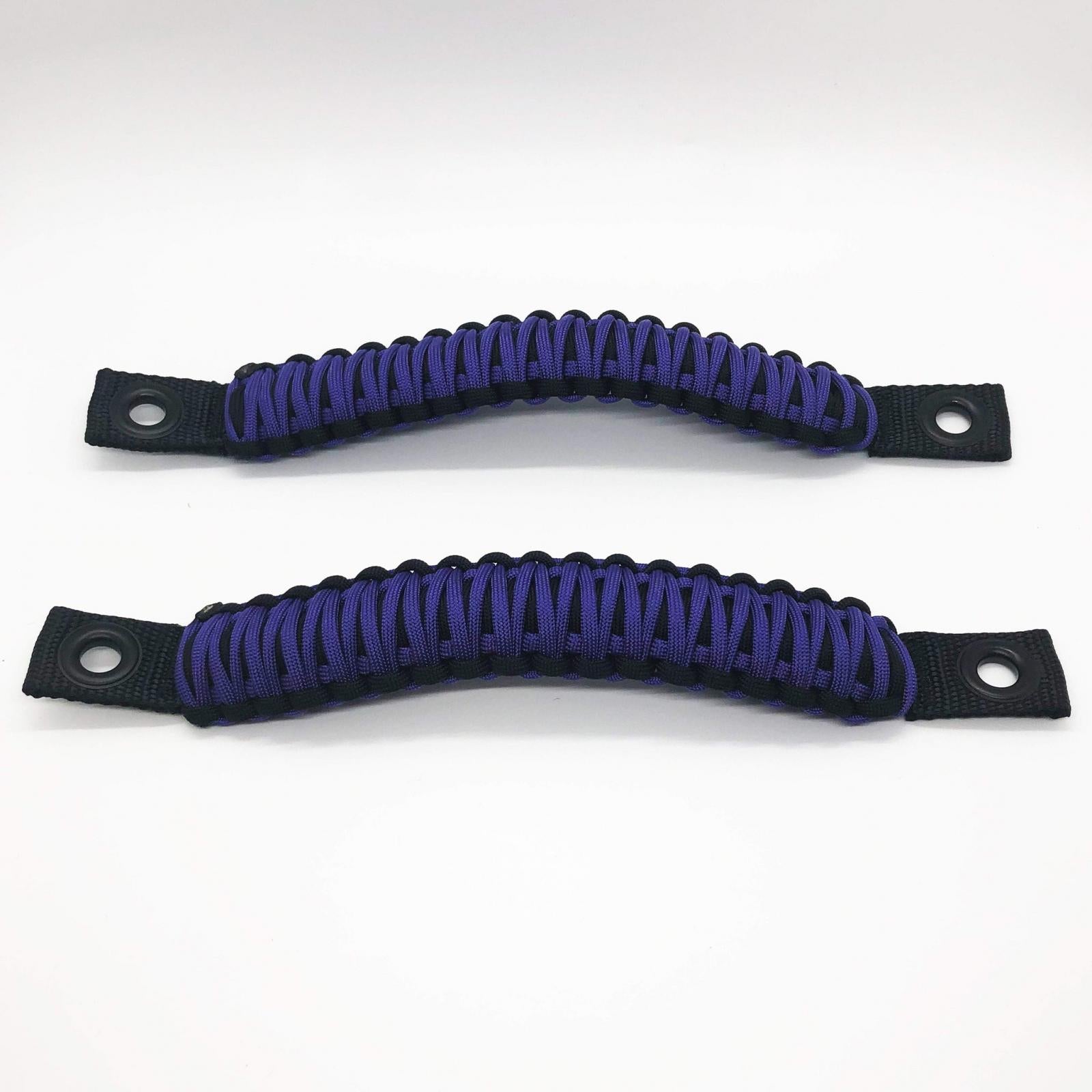 Paracord Grab Handles Rear Pair Bolt-On for 18-25 Jeep Wrangler JL, JLU Made in USA 550 Paracord Bartact-6