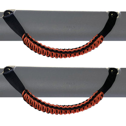 Paracord Grab Handles Pair for Ford Bronco 2021-2024 Roll Bar Front or Rear Bartact-27