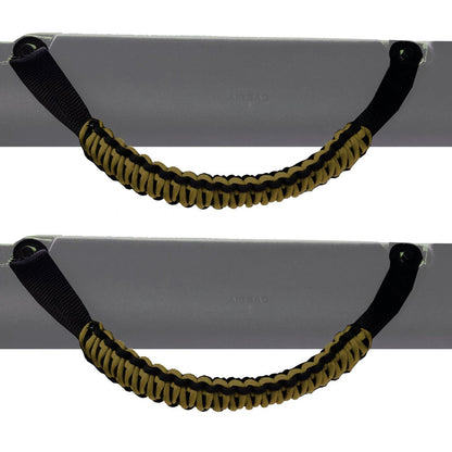 Paracord Grab Handles Pair for Ford Bronco 2021-2024 Roll Bar Front or Rear Bartact-25