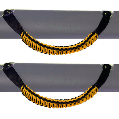 Paracord Grab Handles Pair for Ford Bronco 2021-2024 Roll Bar Front or Rear Bartact-6