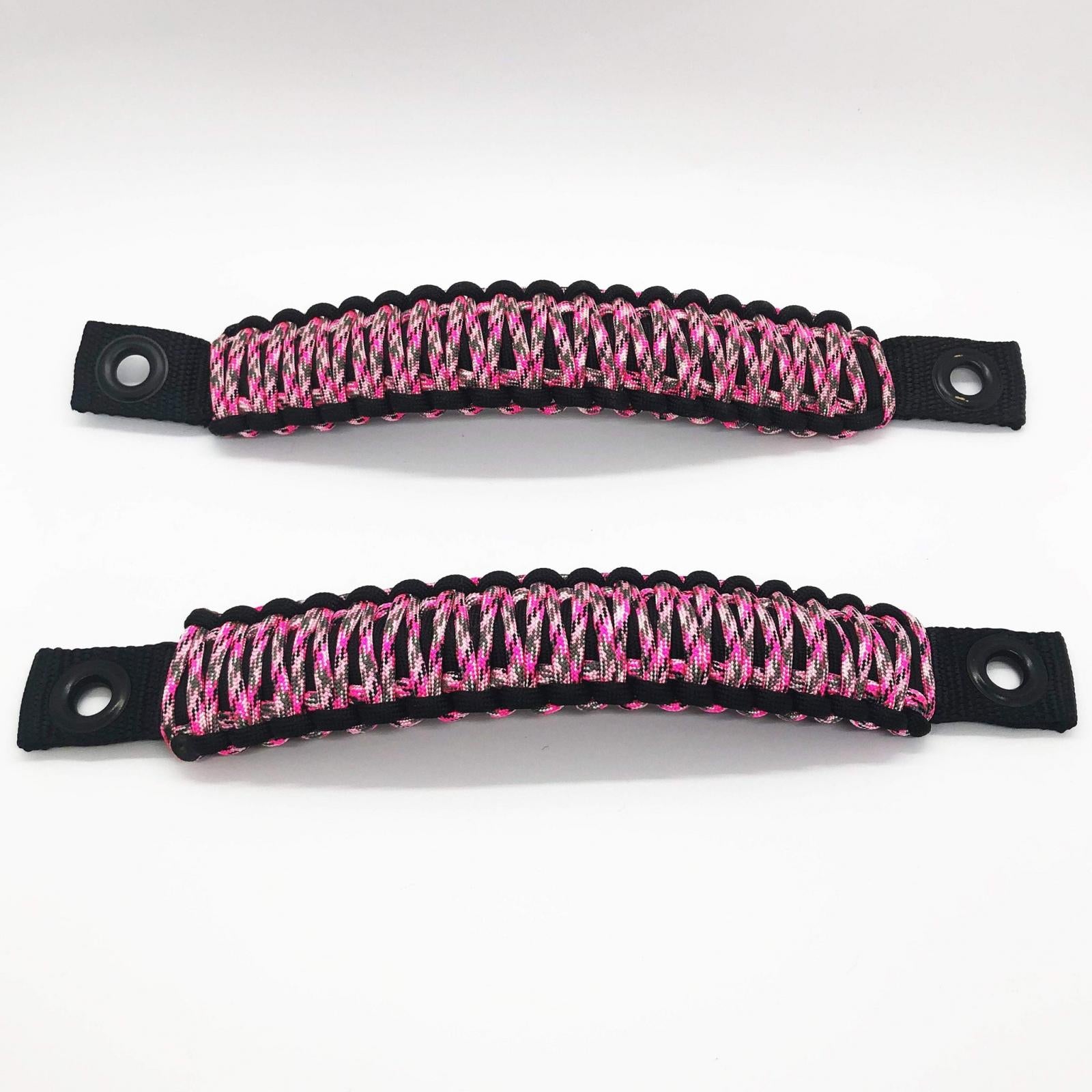 Paracord Grab Handles Pair for Ford Bronco 2021-2024 Roll Bar Front or Rear Bartact-16
