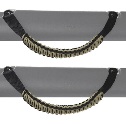 Paracord Grab Handles Pair for Ford Bronco 2021-2024 Roll Bar Front or Rear Bartact-20