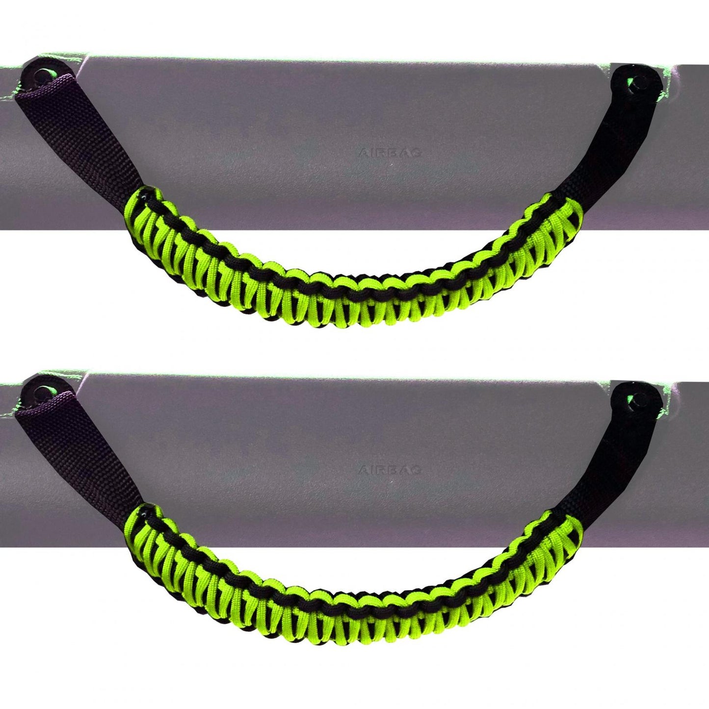 Paracord Grab Handles Pair for Ford Bronco 2021-2024 Roll Bar Front or Rear Bartact-22