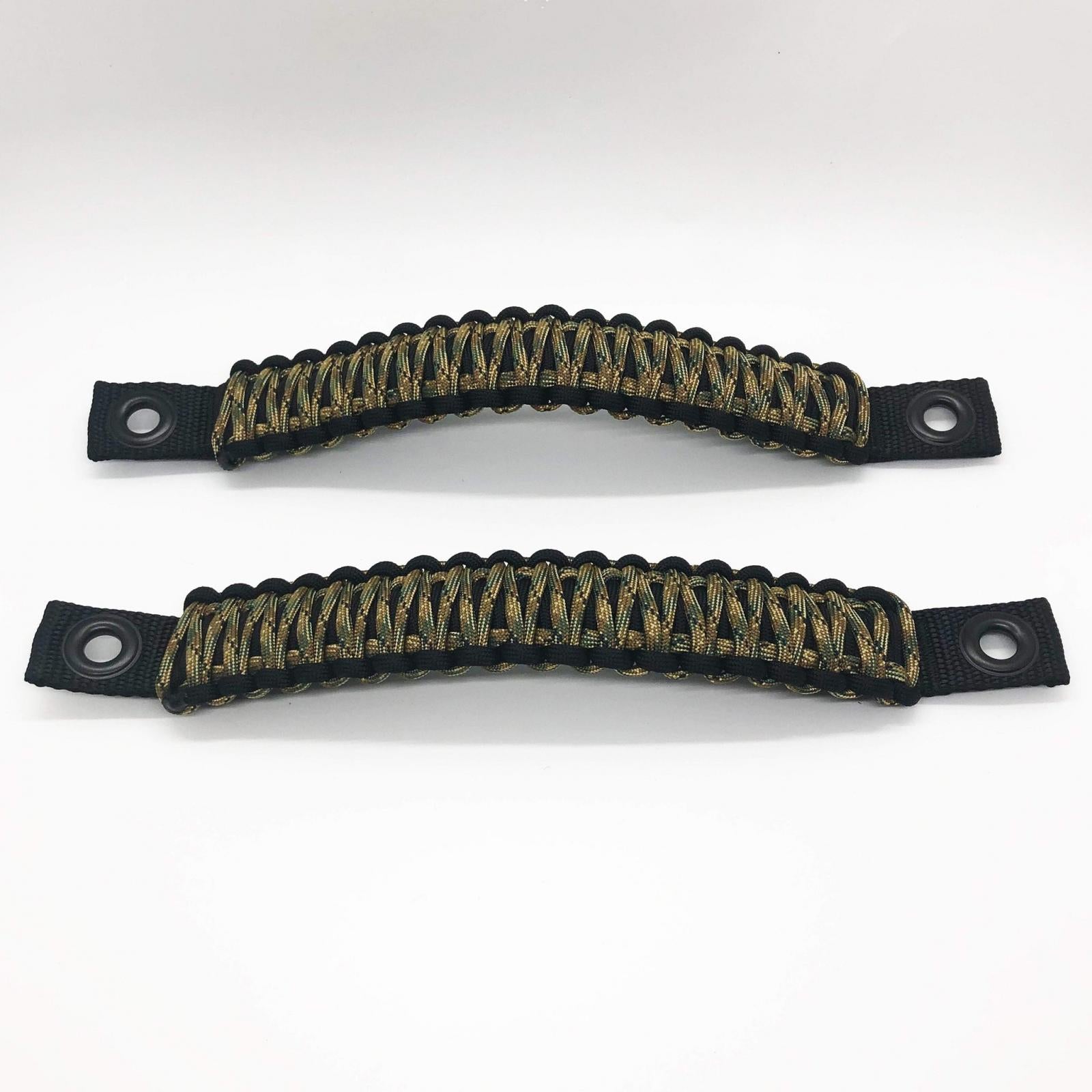 Paracord Grab Handles Pair for Ford Bronco 2021-2024 Roll Bar Front or Rear Bartact-24