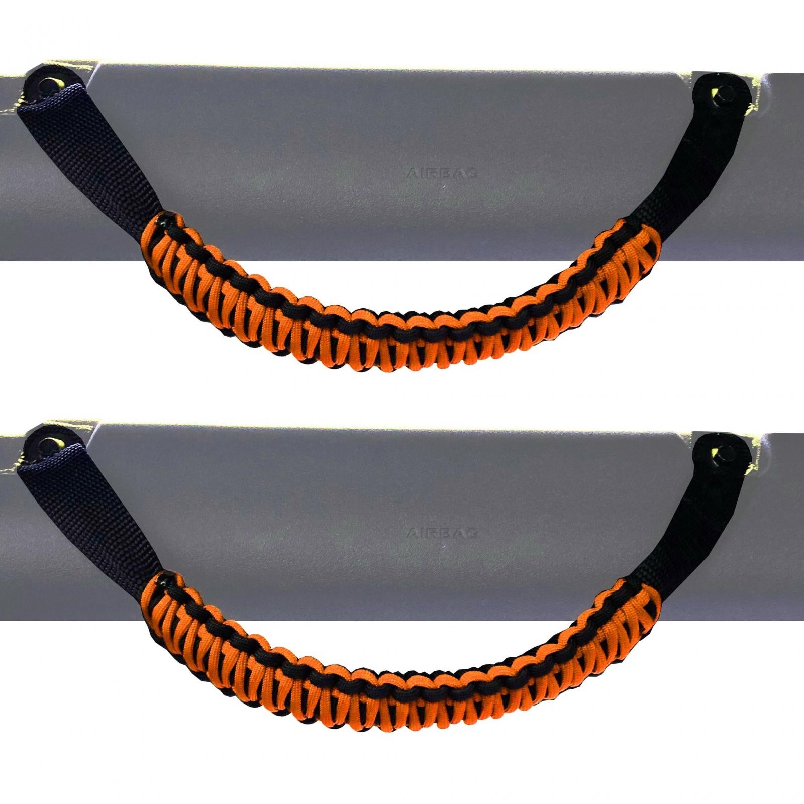 Paracord Grab Handles Pair for Ford Bronco 2021-2024 Roll Bar Front or Rear Bartact