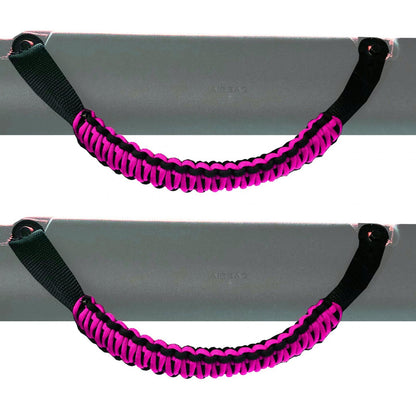 Paracord Grab Handles Pair for Ford Bronco 2021-2024 Roll Bar Front or Rear Bartact-4
