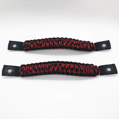 Paracord Grab Handles Pair for Ford Bronco 2021-2024 Roll Bar Front or Rear Bartact-9