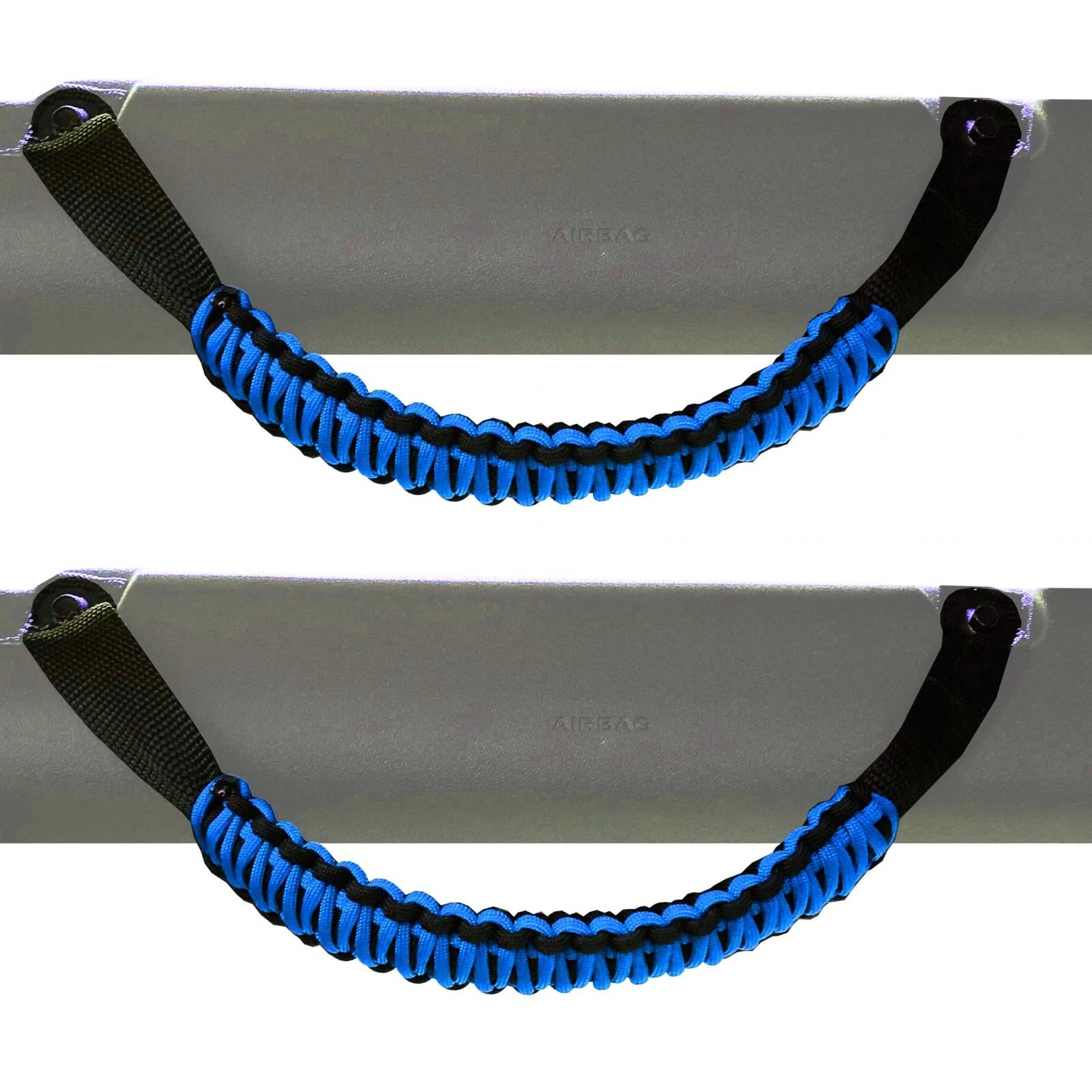 Paracord Grab Handles Pair for Ford Bronco 2021-2024 Roll Bar Front or Rear Bartact-13