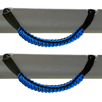 Paracord Grab Handles Pair for Ford Bronco 2021-2024 Roll Bar Front or Rear Bartact-13