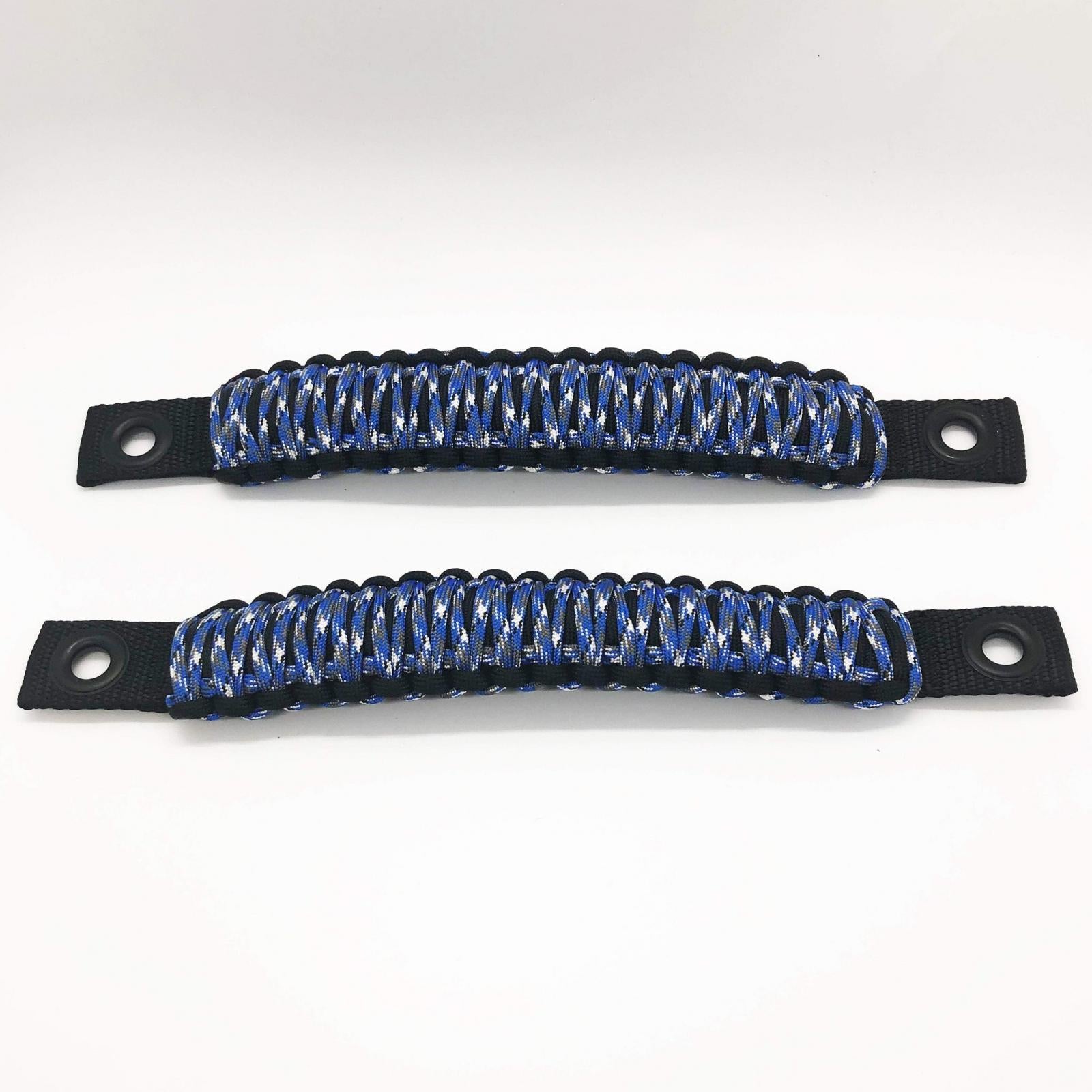 Paracord Grab Handles Pair for Ford Bronco 2021-2024 Roll Bar Front or Rear Bartact-19