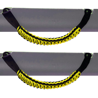 Paracord Grab Handles Pair for Ford Bronco 2021-2024 Roll Bar Front or Rear Bartact-21