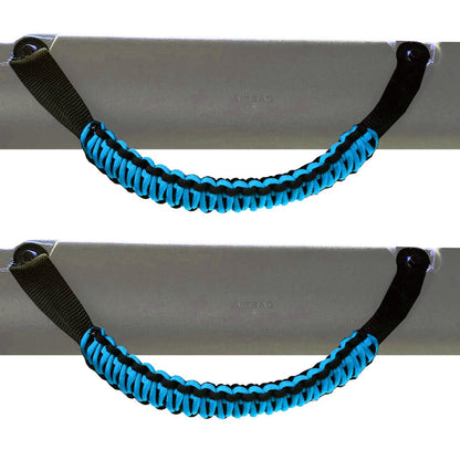Paracord Grab Handles Pair for Ford Bronco 2021-2024 Roll Bar Front or Rear Bartact-23