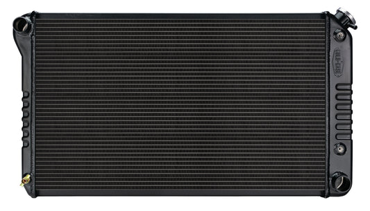 Cold Case Radiators 68-77 GM A Body Aluminum Radiator Automatic Black Night Rider Series Cold Case Radiators