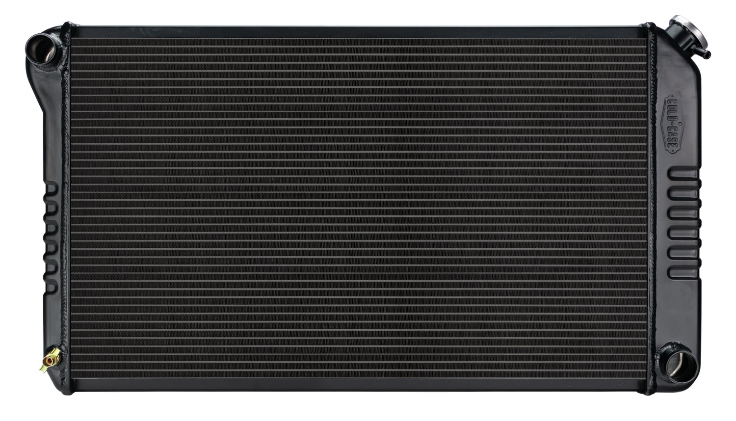 Cold Case Radiators 68-77 GM A-Body Manual Aluminum Radiator Black Night Rider Series Cold Case Radiators