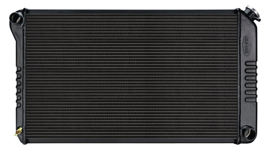 Cold Case Radiators 68-77 GM A-Body Manual Aluminum Radiator Black Night Rider Series Cold Case Radiators
