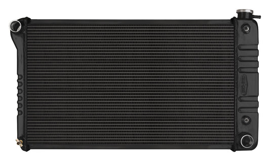 Cold Case Radiators 66-71 Oldsmobile 442 Aluminum Performance Radiator Black Night Rider Series Cold Case Radiators