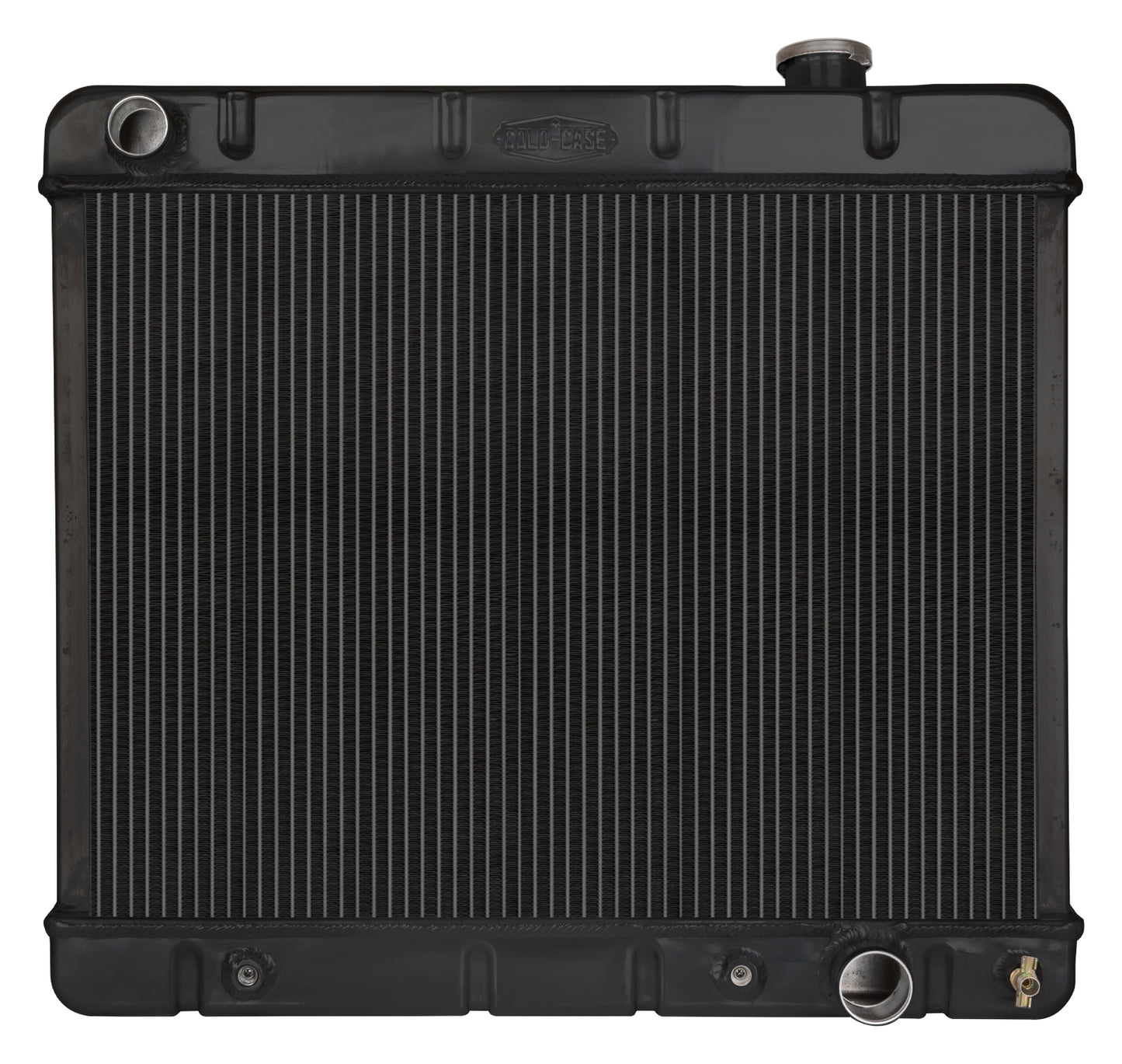 Cold Case Radiators 63-66 Chevy/GMC Pickup Truck Automatic Aluminum Radiator Black Night Rider Series Cold Case Radiators