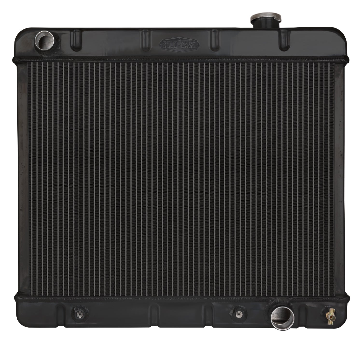Cold Case Radiators 63-66 Chevy/GMC Pickup Truck Automatic Aluminum Radiator Black Night Rider Series Cold Case Radiators