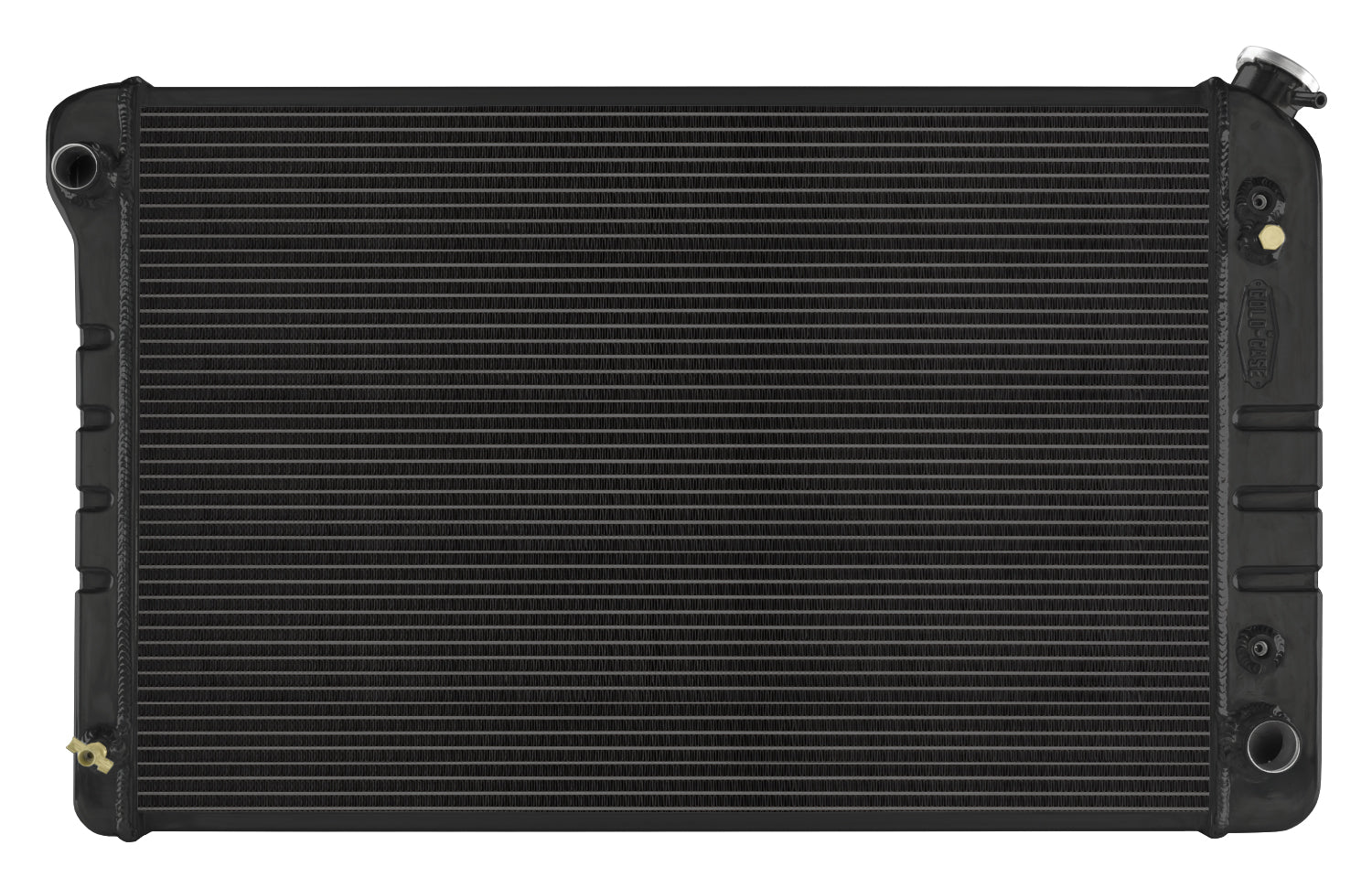 Cold Case Radiators 77-87 Chevy/GMC Pickup Truck Automatic 21 Inch Aluminum Radiator Black Night Rider Series Cold Case Radiators