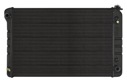77-87 Chevy/GMC Pickup Truck Automatic 21 Inch Aluminum Radiator Black Night Rider Series Cold Case Radiators
