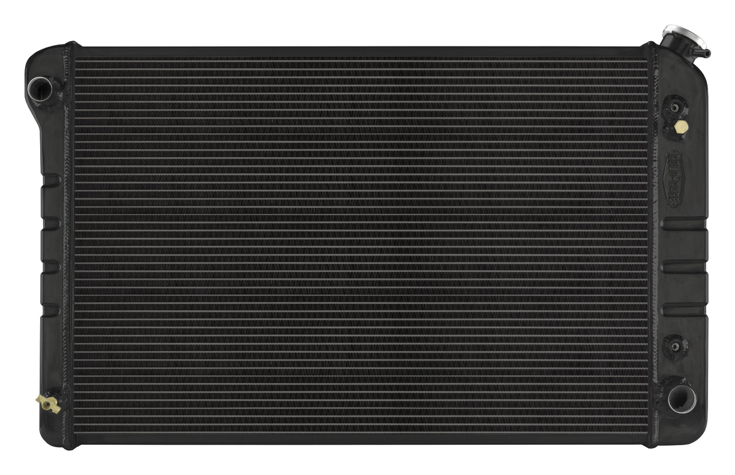 77-87 Chevy/GMC Pickup Truck Automatic 21 Inch Aluminum Radiator Black Night Rider Series Cold Case Radiators