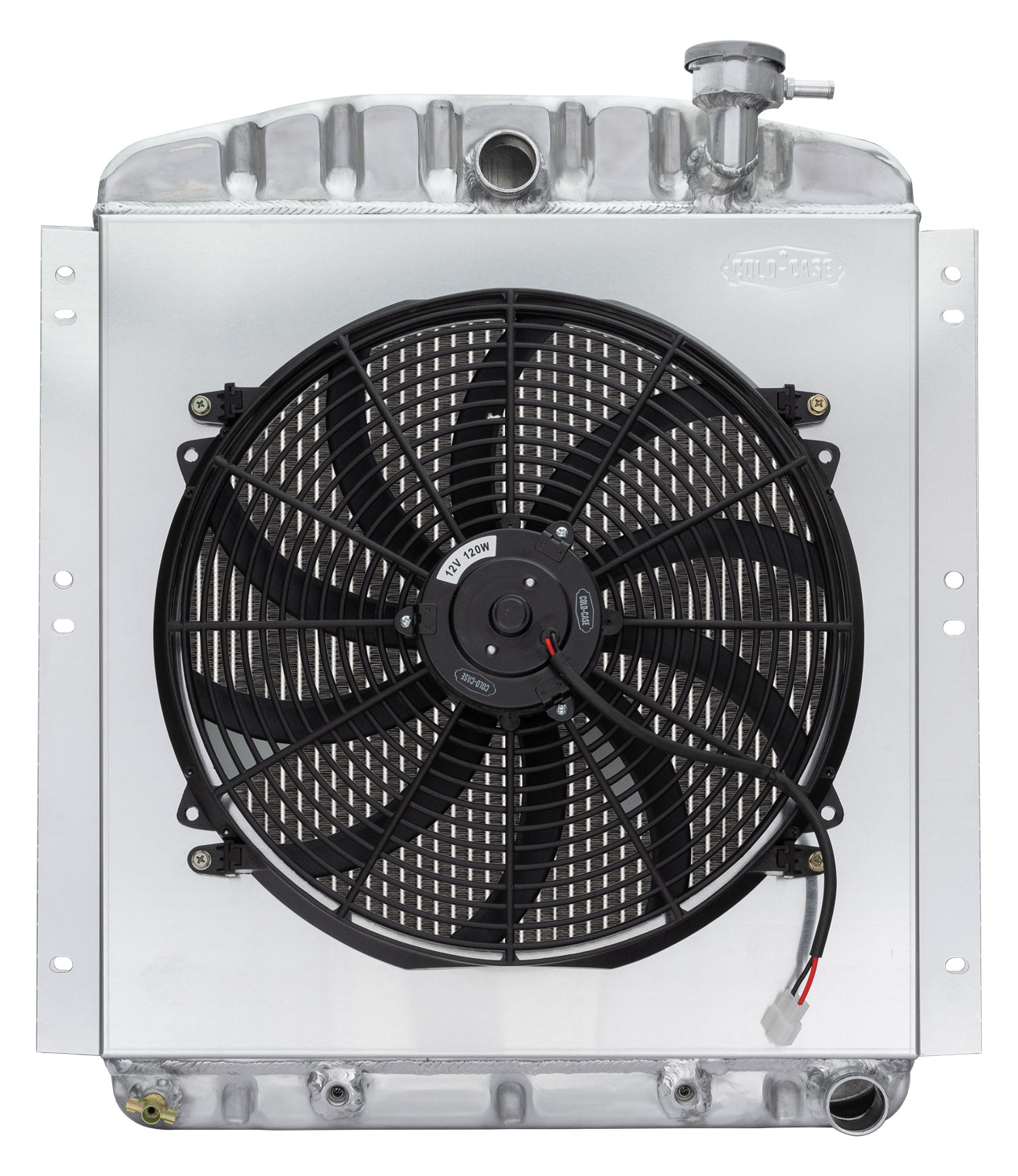 48-54 GMC Truck Aluminum Radiator 16 inch Fan Kit Radiator Cold Case Radiators