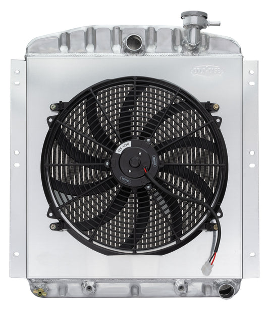 48-54 GMC Truck Aluminum Radiator 16 inch Fan Kit Radiator Cold Case Radiators
