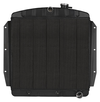 55-59 Chevy Truck Aluminum Radiator Black Night Rider Series Cold Case Radiators