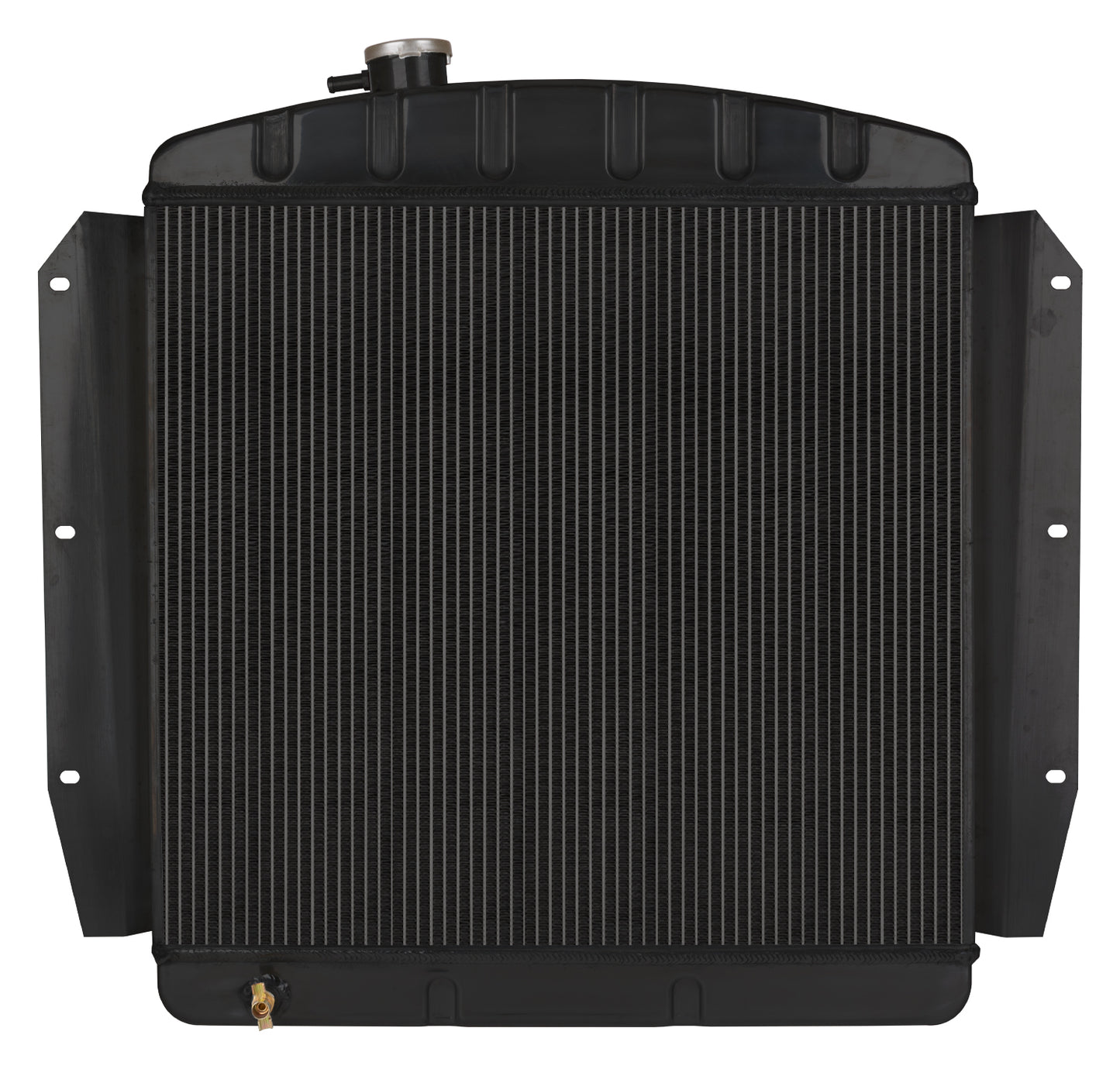 Cold Case Radiators 55-59 Chevy Truck Aluminum Radiator Black Night Rider Series Cold Case Radiators