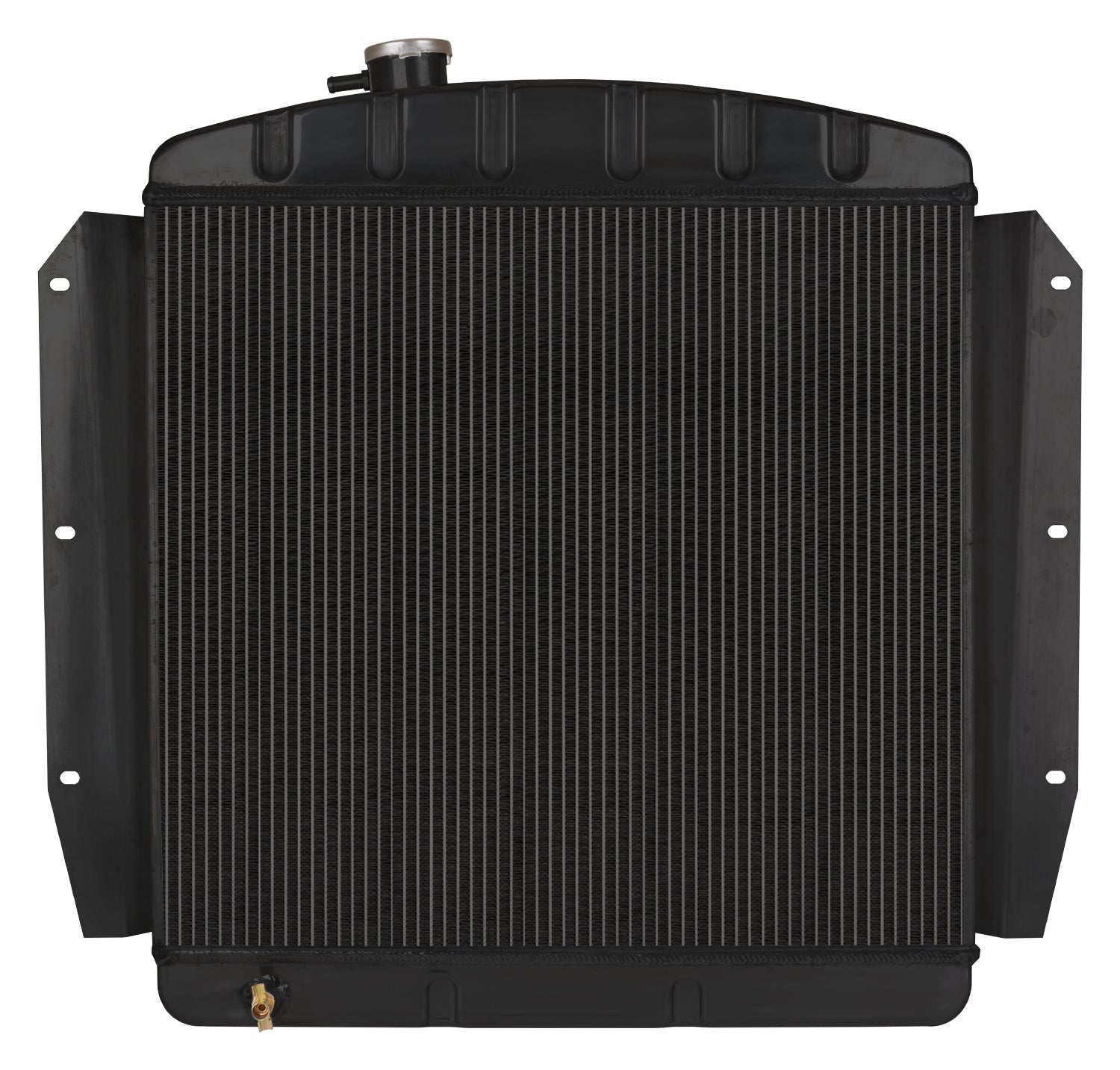 Cold Case Radiators 55-59 Chevy Truck Aluminum Radiator Black Night Rider Series Cold Case Radiators