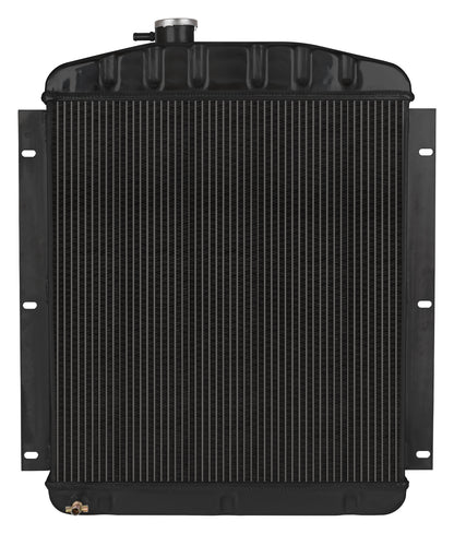47-54 Chevy Truck Aluminum Radiator Black Night Rider Series Cold Case Radiators-1