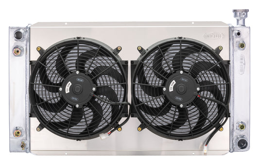 88-98 GM 1500 Truck W/EOC Dual 14 Inch Fan Kit Cold Case Radiators