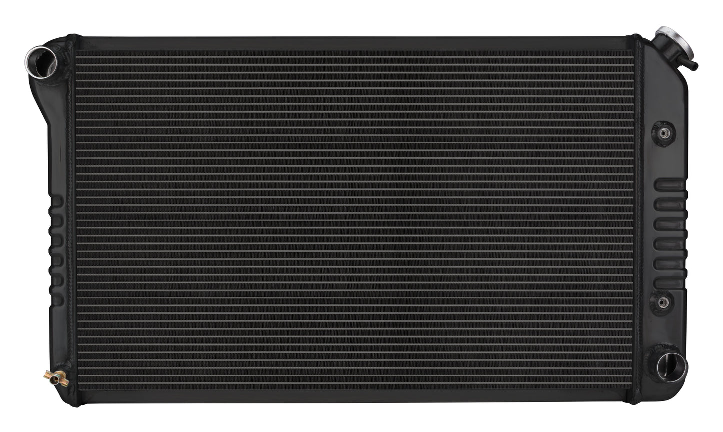 Cold Case Radiators 70-81 Firebird Automatic Aluminum Radiator Black Night Rider Series Cold Case Radiators