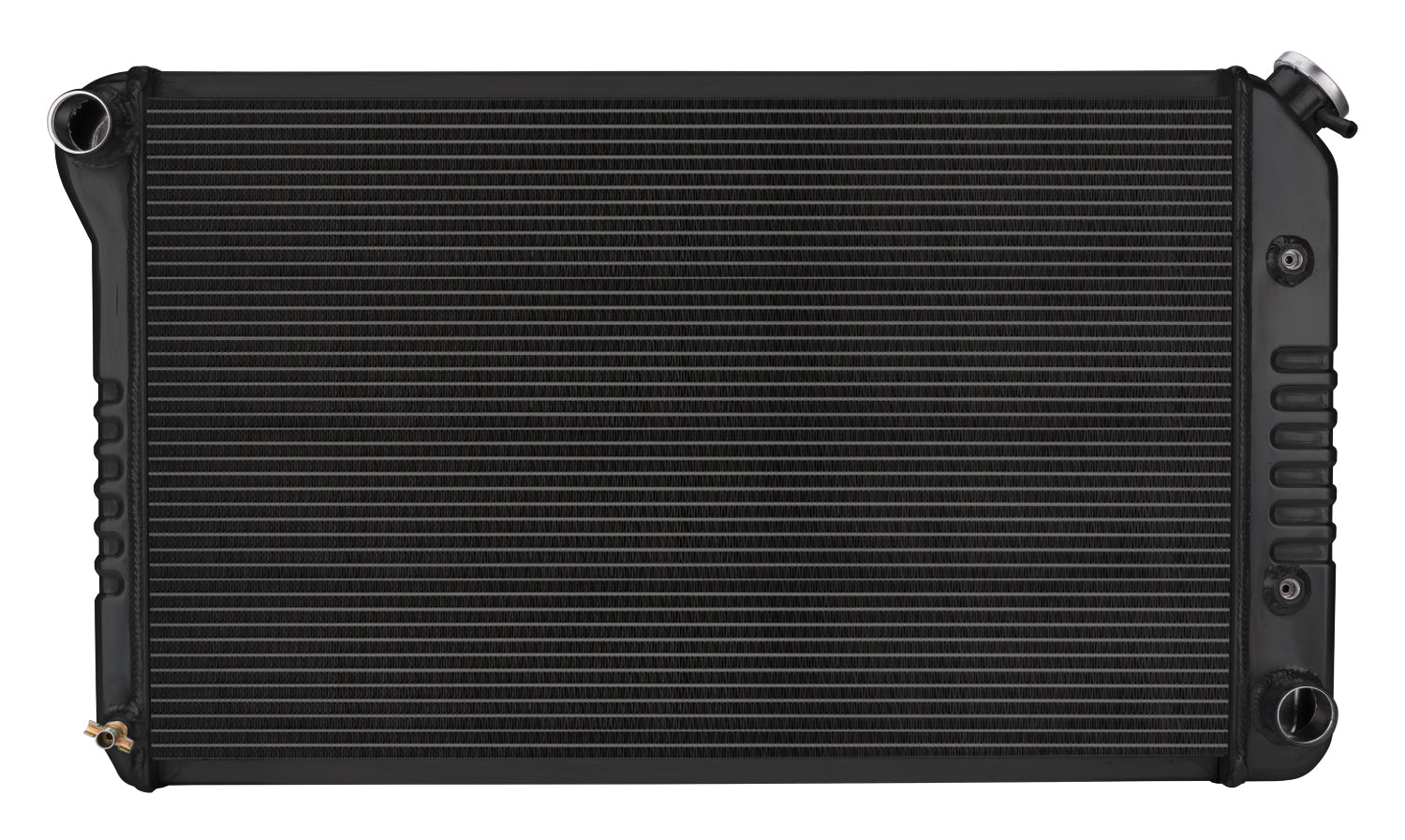 Cold Case Radiators 70-81 Firebird Automatic Aluminum Radiator Black Night Rider Series Cold Case Radiators