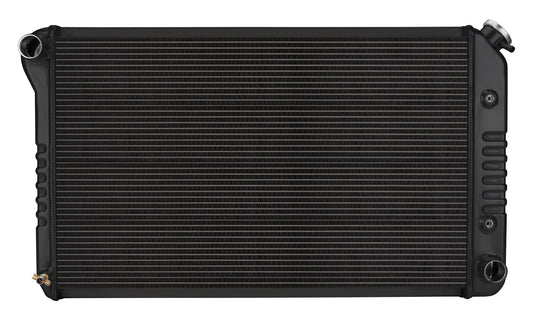 Cold Case Radiators 70-81 Firebird Automatic Aluminum Radiator Black Night Rider Series Cold Case Radiators