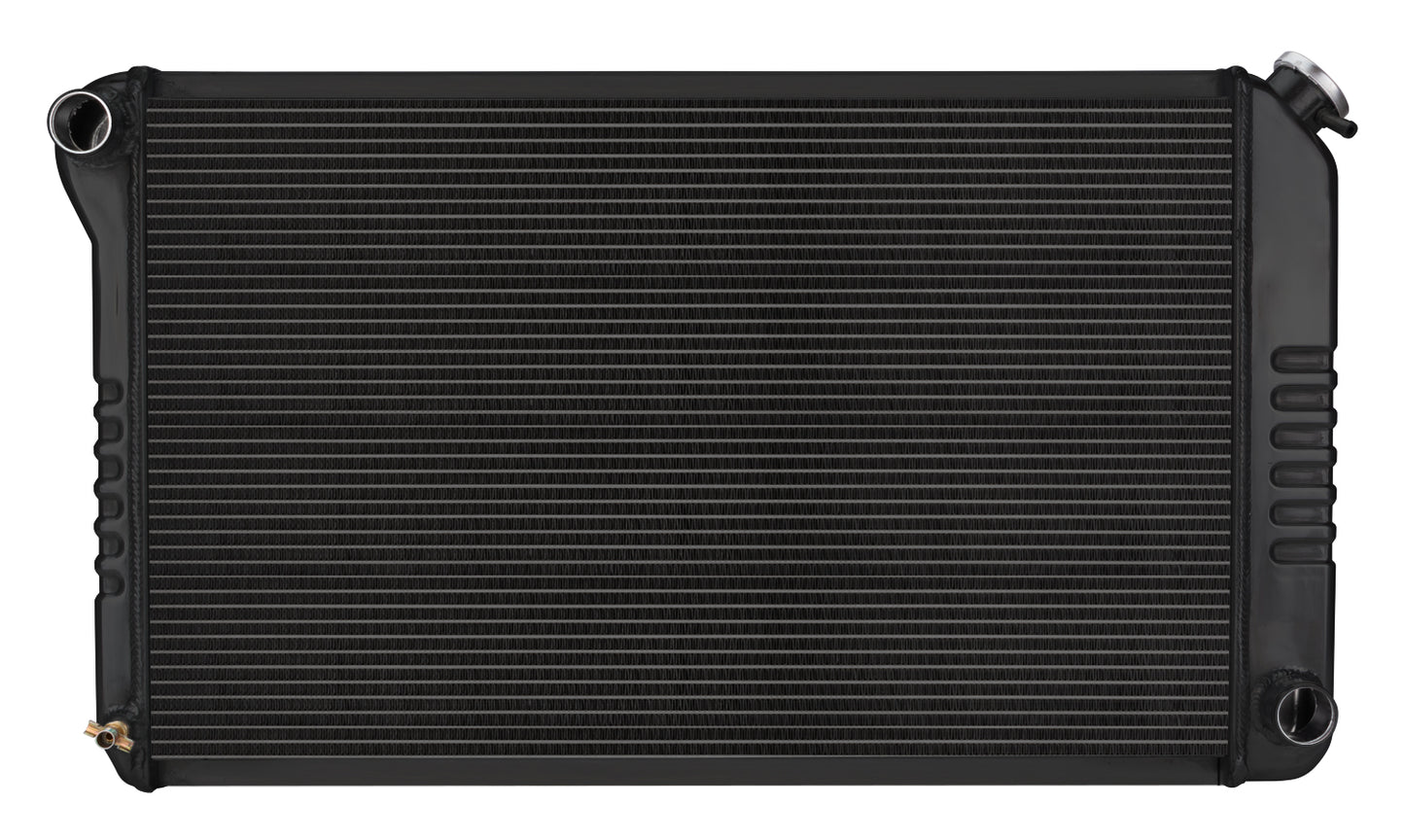 Cold Case Radiators 70-81 Firebird Manual Aluminum Radiator Black Night Rider Series Cold Case Radiators