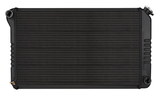 Cold Case Radiators 70-81 Firebird Manual Aluminum Radiator Black Night Rider Series Cold Case Radiators