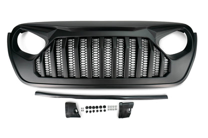2018 2025 Jeep Gladiator JT Replacement Grille Black DV8 Offroad-8