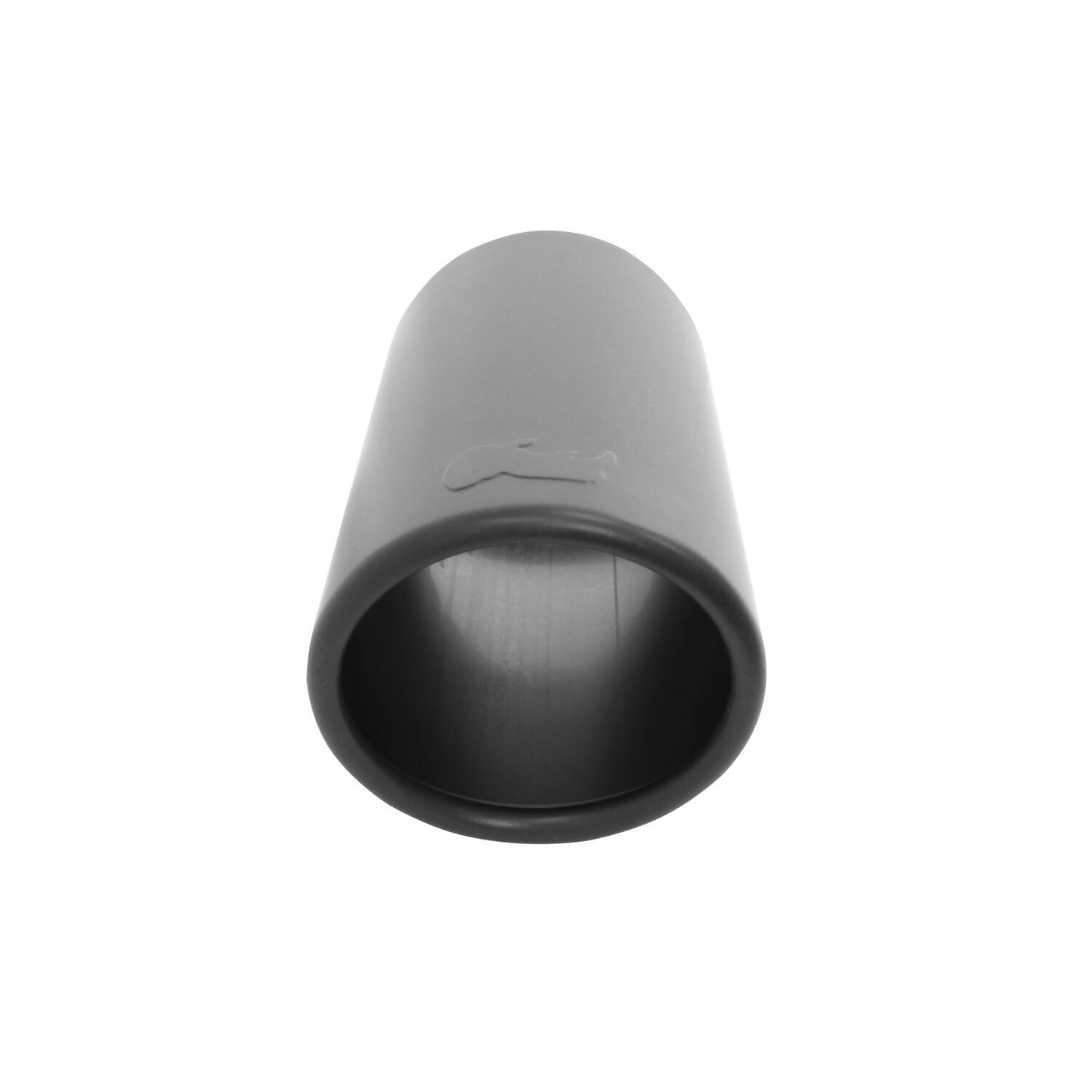 Black Powder Coated Stainless Steel Exhaust Tip Textured Black Go Rhino-2
