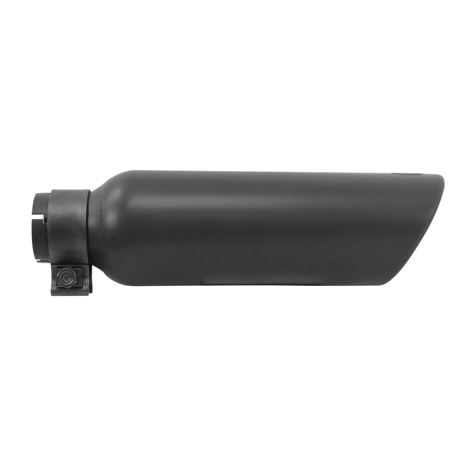 Black Powder Coated Stainless Steel Exhaust Tip Textured Black Go Rhino-4