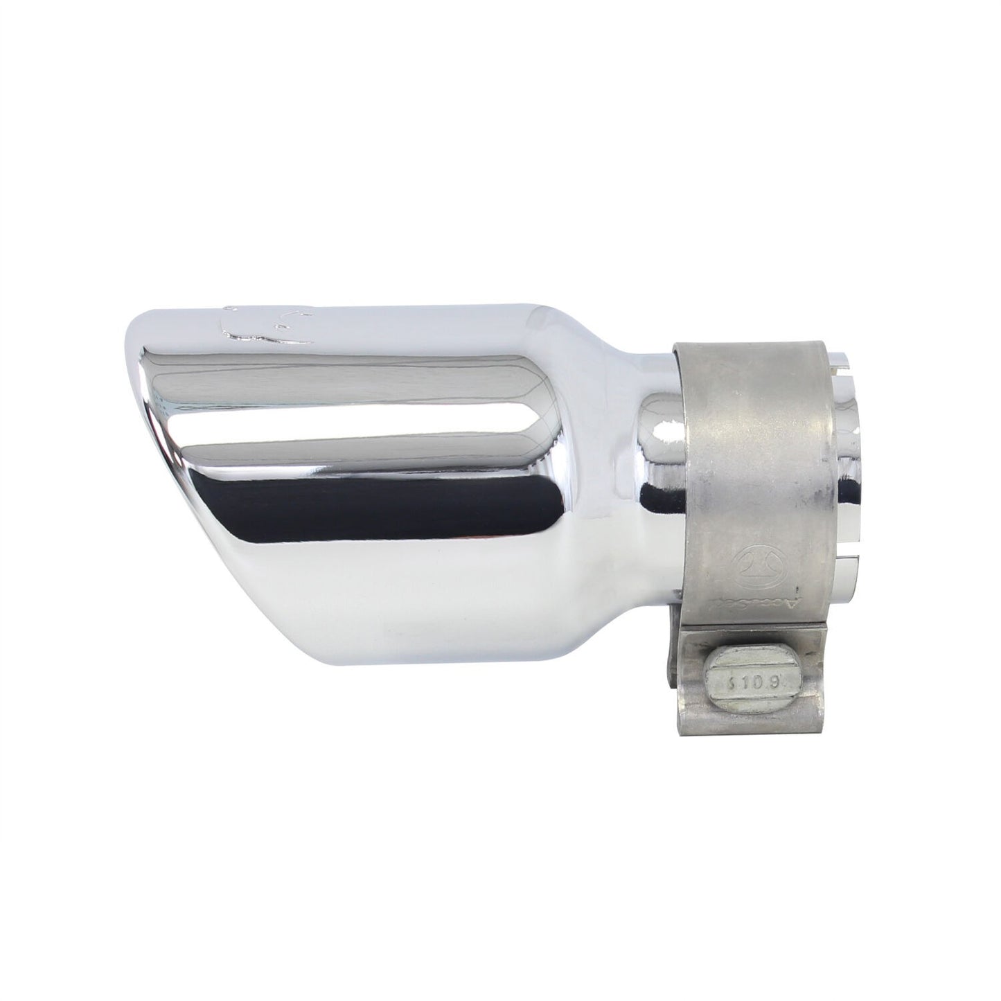 Stainless Steel Exhaust Tip 6 Inch Inlet Size: 2.0 Inch Outlet Size: 3.0 Inch Polished Stainless Steel Go Rhino-3